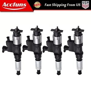 新しい 4X 燃料インジェクター 2001-2007 いすゞ NPR 4HK1 ディーゼル 095000-5471 New 4X Fuel Injector For 2001-2007 Isuzu NPR 4HK1 Diesel 095000-5471 【並行輸入品】