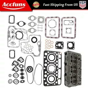 完全なシリンダーヘッドアセンブリ & フルガスケットセットはクボタエンジン D750 に適合 Complete Cylinder Head Assy & Full Gasket Set Fits For Kubota Engine D750 【並行輸入品】｜カスタムパーツ WORLD倉庫