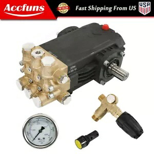 4.5 HP 3500 PSI 5.6GPM 高圧洗浄機ポンプ 一般右シャフト 新品 4.5 HP 3500 PSI 5.6GPM Pressure Washer Pump General Right Shaft New 【並行輸入品】