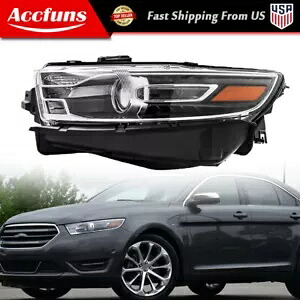 ヘッドライトアセンブリ 2016-19 フォード トーラス ヘッドランプ LH 交換用ハロゲン ブラック Headlight Assembly For 2016-19 Ford Taurus Headlamp LH Replacement Halogen Black 【並行輸入品】