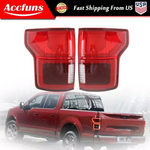 テールライトランプ 運転席&助手席側 フォード F150 2018-2020 LED レッドレンズスポット Tail Lights Lamp Driver&Passenger Side For Ford F150 2018-2020 LED Red Lens Spot 【並行輸入品】｜カスタムパーツ WORLD倉庫