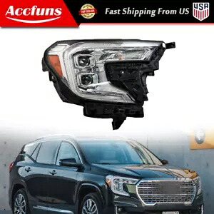 ヘッドライト 2022 2023 GMC テレイン デナリ ヘッドランプ右側クリアハウジングに適合 Headlight Fit For 2022 2023 GMC Terrain Denali Headlamp Right Side Clear Housing 【並行輸入品】