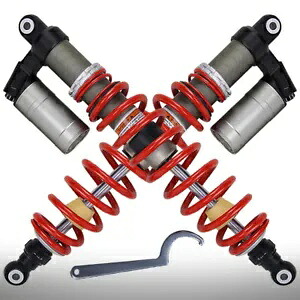 ステージ 5 アップグレードされたフロントエアショックアブソーバーペア、Polaris RZR S 800 2009-2014 用 STAGE 5 UPGRADED FRONT AIR SHOCKS ABSORBERS PAIR FOR POLARIS RZR S 800 2009-2014 【並行輸入品】
