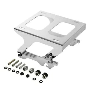 クローム取り外し可能な荷物マウントラックハーレーソフテイル FLDE FLHC FXBB 18-23 に適合 Chrome Detachable Luggage Mount Rack Fit For Harley Softail FLDE FLHC FXBB 18-23 【並行輸入品】