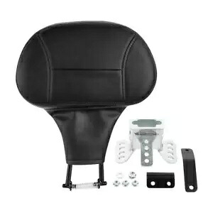 ブラックドライバーバックレストパッドハーレーツーリングストリートグライドロードキング09-23 22に適合 Black Driver Backrest Pad Fit For Harley Touring Street Glide Road King 09-23 22 【並行輸入品】
