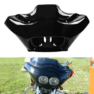 インジェクションインナーアウターフェアリング ハーレーロードグライド FLTR 1998-2013 12 ブラックに適合 Injection Inner Outer Fairing Fit For Harley Road Glide FLTR 1998-2013 12 Black 【並行輸入品】