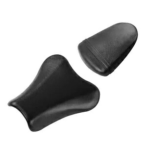 ブラック運転席 & 助手席スズキ GSXR1000 GSX-R 1000 2005-2006 05 06 に適合 Black Driver & Passenger Seat Fit For Suzuki GSXR1000 GSX-R 1000 2005-2006 05 06 【並行輸入品】
