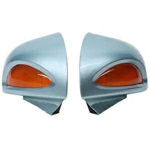 シルバーブルーリアビューミラーターンシグナル BMW R1100RT R1100 RTP R1150 RT用 Silver Blue Rear View Mirrors Turn Signal Fit For BMW R1100RT R1100 RTP R1150 RT 【並行輸入品】