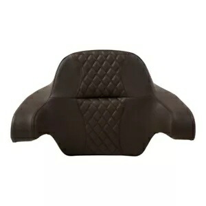 ブラウン キング トランク ラップアラウンド バックレスト パッド ハーレー ロード ストリート グライド 14-23 に適合 Brown King Trunk Wrap-around Backrest Pad Fit For Harley Road Street Glide 14-23 【並行輸入品】
