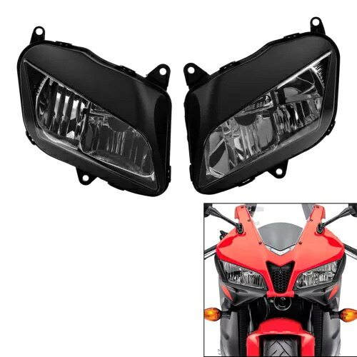 フロントヘッドライトヘッドランプアセンブリホンダ CBR600RR CBR 600 RR 2007-2012 08 に適合 Front Headlight Headlamp Assembly Fit For Honda CBR600RR CBR 600 RR 2007-2012 08 【並行輸入品】