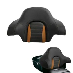 オレンジ + ブラック キング トランク ラップ バックレスト パッド ハーレー ロードキング グライド 14-23 に適合 Orange+Black King Trunk Wrap Backrest Pad Fit For Harley Road King Glide 14-23 【並行輸入品】