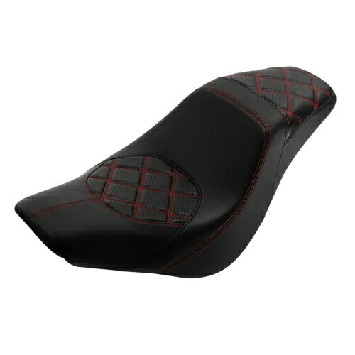 運転席助手席2アップシートハーレーソフテイルローライダーFXLR 2018-2023 2019に適合 Driver Passenger 2-Up Seat Fit For Harley Softail Low Rider FXLR 2018-2023 2019 【並行輸入品】