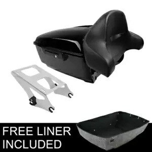 キングパック トランクパッド + 取り付けラック ハーレーツアーパックエレクトラグライド 14-24 に適合 King Pack Trunk Pad + Mounting Rack Fit For Harley Tour Pak Electra Glide 14-24 【並行輸入品】