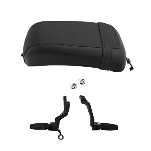ブラック後部助手席&フットペグハーレーナイトスターRH975 22-24 RH975Sに適合 Black Rear Passenger Seat & Footpegs Fit For Harley Nightster RH975 22-24 RH975S 【並行輸入品】