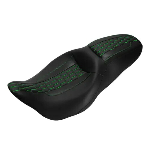 運転席ライダー&助手席ハーレーツーリングロードキンググライド2009-Up 23に適合 Driver Rider & Passenger Seat Fit For Harley Touring Road King Glide 2009-Up 23 【並行輸入品】