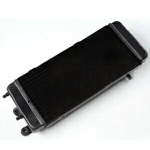 ブラックアルミラジエータークーラー冷却ホンダシャドウ VLX 600 VT600C 88-97 に適合 Black Aluminum Radiator Cooler Cooling Fit For Honda Shadow VLX 600 VT600C 88-97 【並行輸入品】