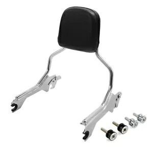 クローム シーシーバー バックレスト ドッキング ハードウェア ハーレー ファットボーイ ブレイクアウト 18-23 に適合 Chrome Sissy Bar Backrest Docking Hardware Fit For Harley Fat Boy Breakout 18-23 【並行輸入品】