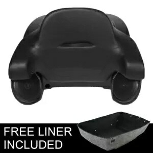 キングパック トランク バックレスト ブラック スピーカー ハーレー ツアー パック ロード グライド 14-23 に適合 King Pack Trunk Backrest Black Speakers Fit For Harley Tour Pak Road Glide 14-23 【並行輸入品】