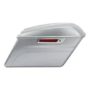 ハードサドルバッグ ハーレー エレクトラ ストリート グライド 14-23 ブリリアント シルバー パールに適合 Hard Saddlebags Fit For Harley Electra Street Glide 14-23 Brilliant Silver Pearl 【並行輸入品】