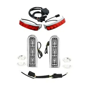 サドルバッグ LED インサートライトブレーキターンライトハーレーツーリング FLHX 14-24 に適合 Saddlebags LED Insert Light Brake Turn Lights Fit For Harley Touring FLHX 14-24 【並行輸入品】