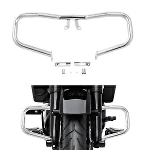 チョップドエンジンガードクラッシュバーハーレーストリートグライドロードキング2014-2023に適合 Chopped Engine Guard Crash Bar Fit For Harley Street Glide Road King 2014-2023 【並行輸入品】 45,045円