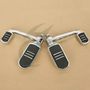 ペアフットペグ ヒールレスト付き ハーレースポーツスター XL 883 1200 アイアンソフテイル用 Pair Foot Pegs With Heel Rest Fit For Harley Sportster XL 883 1200 Iron Softail 【並行輸入品】 40,755円