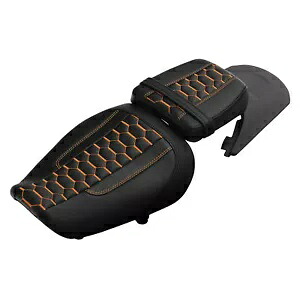 運転席ライダー&助手席ハーレースポーツスターS RH1250S 2021-2024 ブラックに適合 Driver Rider & Passenger Seat Fit For Harley Sportster S RH1250S 2021-2024 Black 【並行輸入品】