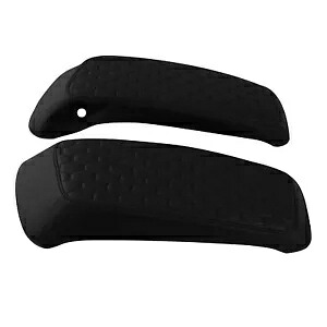 ブラックサドルバッグ蓋カバーハーレーツーリングストリートエレクトラグライド14-23に適合 Black Saddlebags Lids Covers Fit For Harley Touring Street Electra Glide 14-23 【並行輸入品】