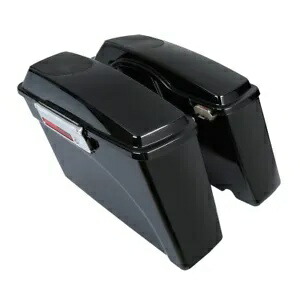 ハードサドルバッグ 5x7 インチスピーカー蓋ハーレーツーリングロードストリートグライド 93-13 に適合 Hard Saddlebags 5x7\