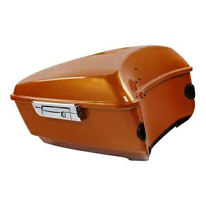 キングパック トランク ハーレーツーリングロードキング 14-23 アンバーウイスキー/ビビッドブラックに適合 King Pack Trunk Fit For Harley Touring Road King 14-23 Amber Whiskey/Vivid Black 【並行輸入品】