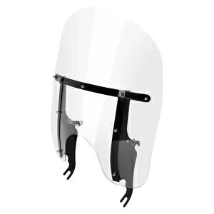 フロントガラスフロントガラスハーレーソフテイルスリムデラックスファットボーイ FLSTF 2000-2017 に適合 Windscreen Windshield Fit For Harley Softail Slim Deluxe Fatboy FLSTF 2000-2017 【並行輸入品】