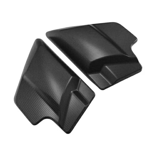 カーボンファイバーマットブラックサイドカバーパネルハーレーツーリングロードキング 09-24 に適合 Carbon Fiber Matte Black Side Cover Panel Fit For Harley Touring Road King 09-24 【並行輸入品】