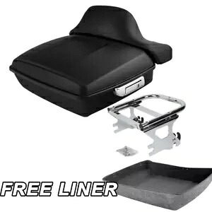 マットチョップドパック トランクマウントラック ハーレーツアーパック ツーリンググライド 1997-08用 Matt Chopped Pack Trunk Mount Rack Fit For Harley Tour Pak Touring Glide 1997-08 【並行輸入品】