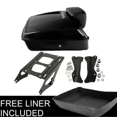 チョップドパック トランク マウント & ドッキング キット ハーレー ツアー パック ロード グライド 2014-23 に適合 Chopped Pack Trunk Mount &Docking Kit Fit For Harley Tour Pak Road Glide 2014-23 【並行輸入品】
