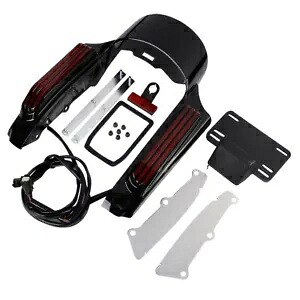 リアフェンダー筋膜 LED ライトハーレーツーリングエレクトラストリートロードグライド 14-24 Rear Fender Fascia LED Light For Harley Touring Electra Street Road Glide 14-24 【並行輸入品】