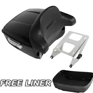 キングパック トランクマウントラックパッド ハーレーツーリングストリートグライド 2014-23 22 米国に適合 King Pack Trunk Mount Rack Pad Fit For Harley Touring Street Glide 2014-23 22 US 【並行輸入品】
