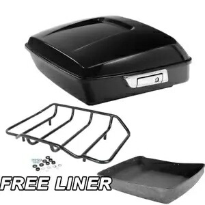 チョップドパック トランクトップラック ハーレーツーリング ストリートグライド ロードキング 14-24用 Chopped Pack Trunk Top Rack Fit For Harley Touring Street Glide Road King 14-24 【並行輸入品】