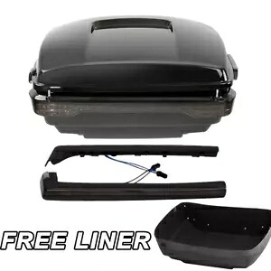 King Pack トランク テール ライト & サイド マーカー ハーレー ツアー パック ストリート グライド 2014 以降用 King Pack Trunk Tail Light &Side Marker For Harley Tour Pak Street Glide 2014-Up 【並行輸入品】