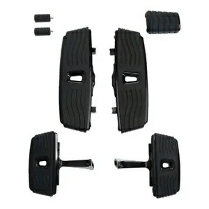 運転席助手席フットボードブレーキペダルシフトペグハーレーストリートグライド93-24用 Driver Passenger Footboard Brake Pedal Shift Pegs For Harley Street Glide 93-24 【並行輸入品】