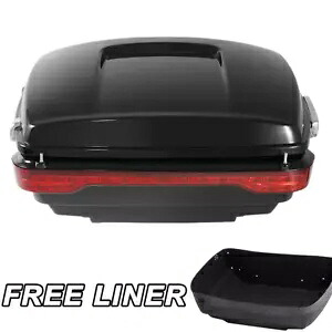 キングトランクパック LED ブレーキターンテールライト ハーレーツアーパックツーリンググライド14-23用 King Trunk Pack LED Brake Turn Tail Light For Harley Tour Pak Touring Glide14-23 【並行輸入品】
