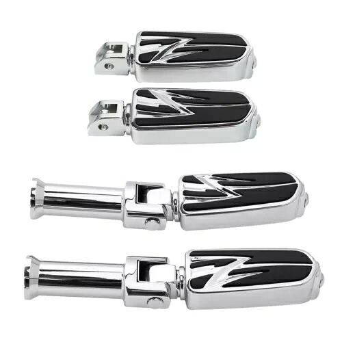 運転席助手席フットペグレストブラケットハーレーダビッドソンソフテイルファットボブ18-23用 Driver Passenger FootPegs Rest Bracket For Harley Davidson Softail Fat Bob 18-23 【並行輸入品】
