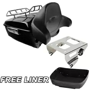 キングパック トランクパッド ソロマウントラック ハーレーツアーパックツーリング 2014-Up 2015用 King Pack Trunk Pad Solo Mount Rack Fit For Harley Tour Pak Touring 2014-Up 2015 【並行輸入品】