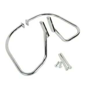サドルバッグ ガードレール クラッシュバー ハーレー ソフテイル ヘリテージ スプリンガー 97-99 クローム Saddlebag Guard Rail Crash Bar For Harley Softail Heritage Springer 97-99 Chrome 【並行輸入品】