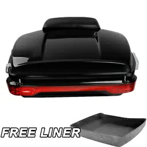 みじん切りパック トランク パッド LED ブレーキ ターン テール ライト ハーレー ツーリング 14-23 22 に適合 Chopped Pack Trunk Pad LED Brake Turn Tail Light Fit For Harley Touring 14-23 22 【並行輸入品】