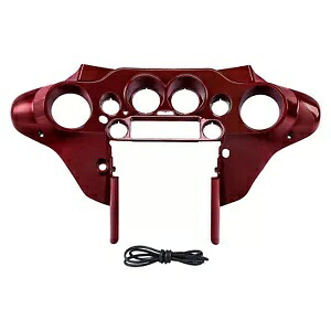 スピードメーターインナーフェアリングハーレーツーリング FLHT FLHX トライク 1996-2013 12 11 に適合 Speedometer Inner Fairing Fit For Harley Touring FLHT FLHX Trike 1996-2013 12 11 【並行輸入品】