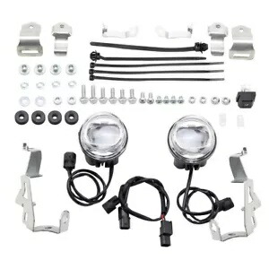LED フォグランプ アタッチメントキット付き ホンダ ゴールドウィング GL1800 2018-2023 2022 米国に適合 LED Fog Lights W/ Attachment Kit Fit For Honda Goldwing GL1800 2018-2023 2022 US 【並行輸入品】