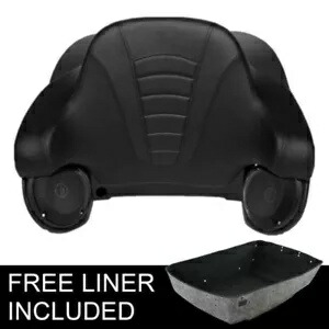 King Pack トランクスピーカーパッドラック ハーレーツアーパック CVO ロードグライド 14 アップ ブラック King Pack Trunk Speakers Pad Rack For Harley Tour Pak CVO Road Glide 14-Up Black 【並行輸入品】