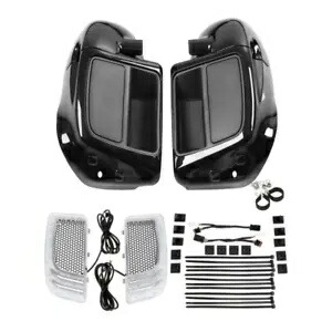 ハーレーツーリングロードキング 2014-24 用下部ベントレッグフェアリング & ターンシグナルライト Lower Vented Leg Fairing &Turn Signal Light For Harley Touring Road King 2014-24 【並行輸入品】