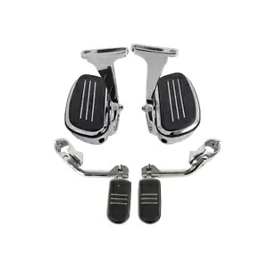 ペグストリームライナー パッセンジャーフロアボード & フットペグ ハーレーエレクトラグライド 93-23用 Pegstreamliner Passenger Floorboards & Foot Pegs For Harley Electra Glide 93-23 【並行輸入品】