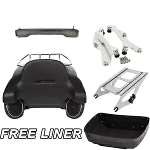キングパック トランクパッド ライト スピーカー マウント ドッキング ハーレー ロード グライド 14-23 に適合 King Pack Trunk Pad Light Speakers Mount Docking Fit For Harley Road Glide 14-23 【並行輸入品】